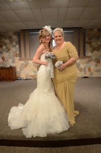 My daughter and I on her wedding day.  LOVE